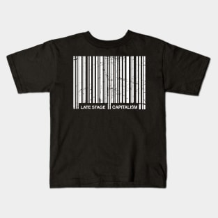 Late Stage Capitalism Bar Code | Marxism Kids T-Shirt